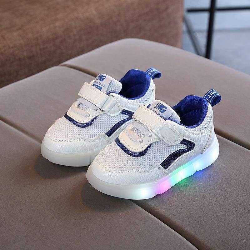 Planet Gates Red / 11 Footwear breathable baby first walkers cute LED patch baby boys girls shoes high quality infant tennis Lovely girls boys shoes