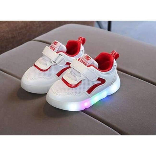 Planet Gates Red / 11 Footwear breathable baby first walkers cute LED patch baby boys girls shoes high quality infant tennis Lovely girls boys shoes