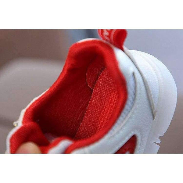 Planet Gates Red / 11 Footwear breathable baby first walkers cute LED patch baby boys girls shoes high quality infant tennis Lovely girls boys shoes