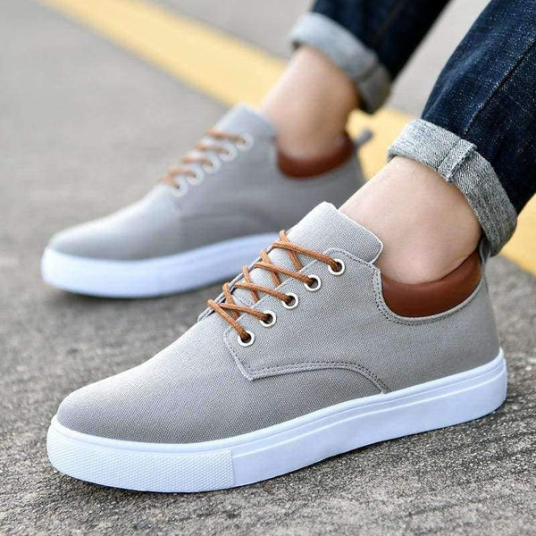 Planet Gates Red / 11 REETENE New Arrival Spring Summer Comfortable Casual Shoes Mens Canvas Shoes For Men Lace-Up Brand Fashion Flat Loafers Shoe