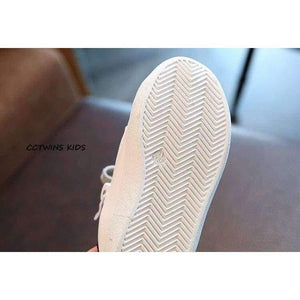 Planet Gates Red / 11 Toddler Fashion Sport Lace-Up Shoe Baby Girl Kid Glitter Sneaker Children Pu Leather Breathable Trainer F1830