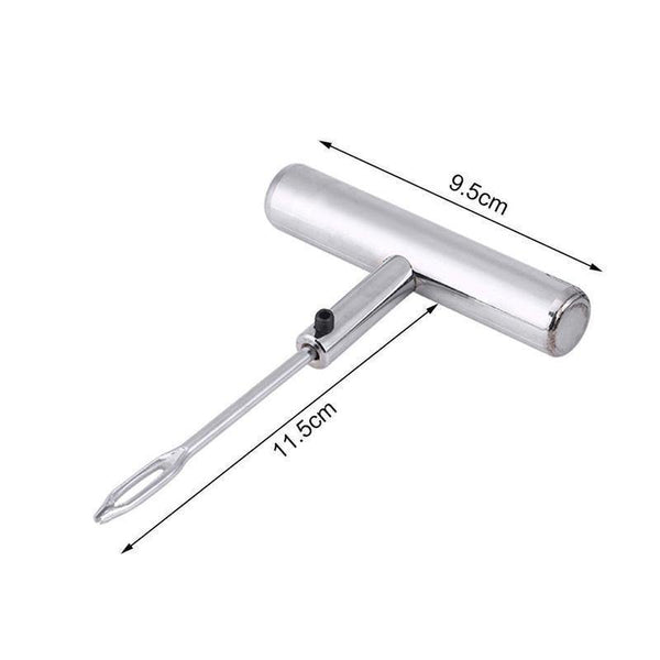 Planet Gates Red 11Pcs Car Motorcycle Bike Emergency Heavy Duty Tubeless Tire Puncture Repair Kit Plug Set Car Tyre Repair Kit