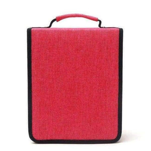 Planet Gates Red 120 Holes pens Pencils writing Large Portable Bag Leather Capacity Pencil box For Students Painting Sketch Art Supplies etui