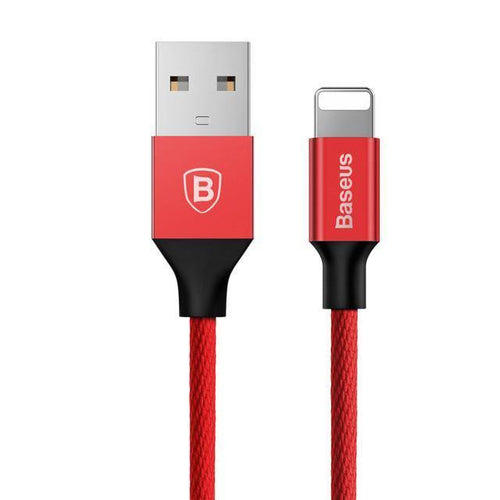 Planet Gates Red / 120cm Baseus USB Cable For iPhone X 8 7 Plus Fast Charging Cable Mobile Phone USB Data Cable For iPhone 5 6 6s  iPad USB Charger Cable