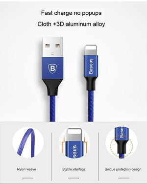 Planet Gates Red / 120cm Baseus USB Cable For iPhone X 8 7 Plus Fast Charging Cable Mobile Phone USB Data Cable For iPhone 5 6 6s  iPad USB Charger Cable