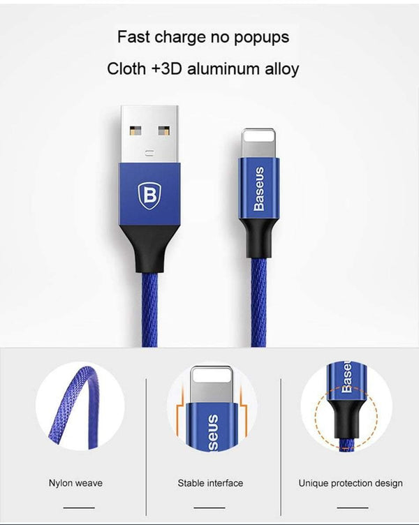 Planet Gates Red / 120cm Baseus USB Cable For iPhone X 8 7 Plus Fast Charging Cable Mobile Phone USB Data Cable For iPhone 5 6 6s  iPad USB Charger Cable
