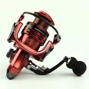 Planet Gates Red / 14 / 1000 Series All-metal arm 13+1BB spinning fishing reel EVA Handle fishing reels 3 colors 1000-7000 series Gapless metal head spinning wheel