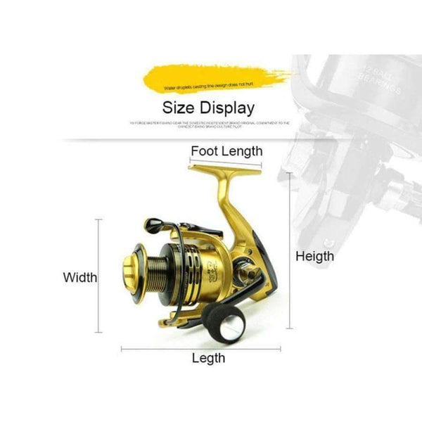 Planet Gates Red / 14 / 4000 Series, China Fishing Reels 13+1BB 5.5:1 Full Metal for fish feeder baitcasting reel spinning reels for rod