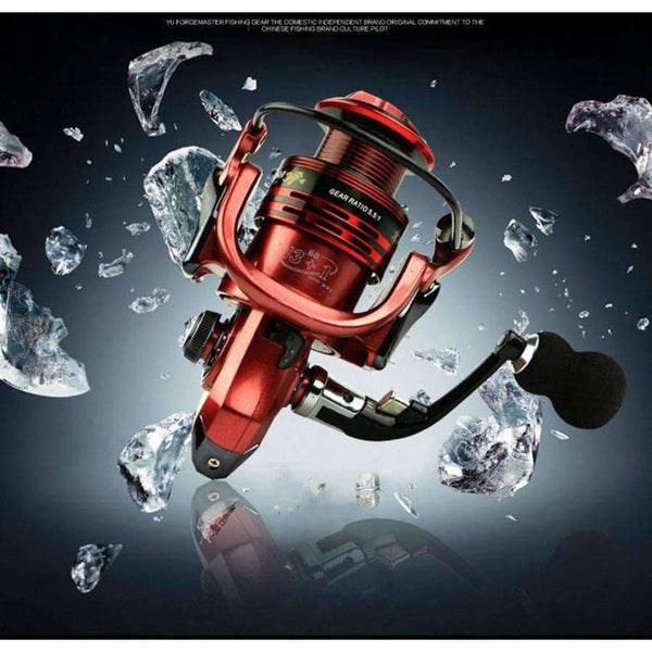 Planet Gates Red / 14 / 4000 Series, China Fishing Reels 13+1BB 5.5:1 Full Metal for fish feeder baitcasting reel spinning reels for rod