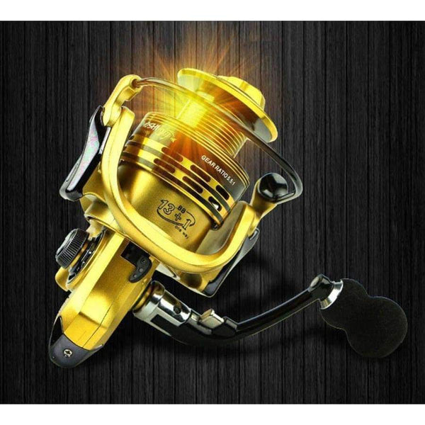 Planet Gates Red / 14 / 4000 Series, China Fishing Reels 13+1BB 5.5:1 Full Metal for fish feeder baitcasting reel spinning reels for rod