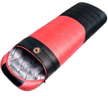 Planet Gates red  1700g Ultralight goose down envelope sleeping bag sofa inflate bag hiking camping Hiking Camping Equipment