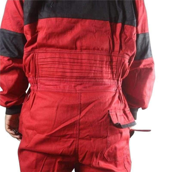Planet Gates Red / 175-88A / United States Work Coveralls Welding Fireproof Work Clothing Long Sleeve Overalls For Worker Repairman Machine Auto Repair Factory Uniforms