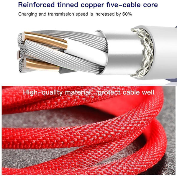 Planet Gates Red / 1m Baseus Micro USB Cable For Xiaomi Redmi Note 5 Pro 4X 4 Charger Cable For Samsung Huawei USB Phone Charger Charging Data Cable