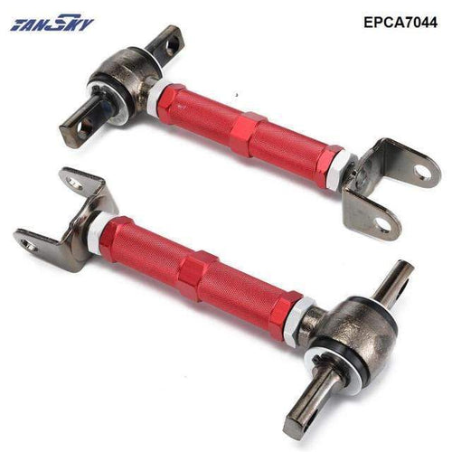 Planet Gates Red 1pair REAR Adjustable Racing Rear Suspension Camber Control Arms Kit For Honda Civic EP3 TYPE R DC5 ES1 EP2 SPORT EPCA7044