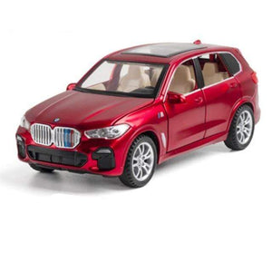 Planet Gates Red 2 1:32 BMW X5 SUV Alloy Car Model Diecasts & Toy Vehicles Metal Toy Car Model Simulation Sound and Light Collection Childrens Gift