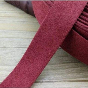 Planet Gates red 2.5cm Width Velvet Fabric Strip Ribbons Handmade Cloth Hair Accessories Decorative Arts and Crafts Hair Bow Sewing Accessories