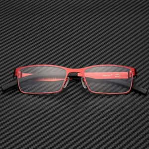 Planet Gates Red 2 Screwless Anti Blue Light Ray Blocking Computer Glasses Women Men Blue Ray Block Protective Eye Optical Eyewear Frame