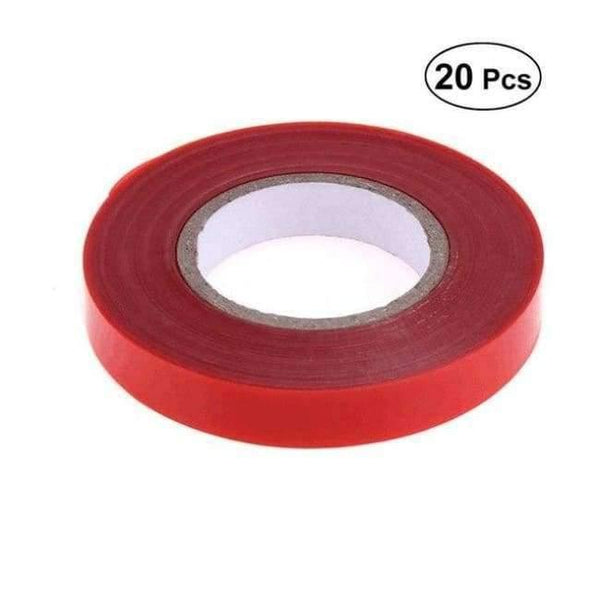 Planet Gates Red 20 Roll/Pack Stretch Adjustable Tie Tapes for Gardens Planting Gardening Supplies