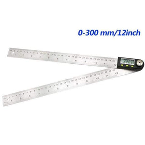 200 mm/300 mm Digital Angle Ruler Stainless Steel Electronic Angle Meter Electronic Protractor Goniometer Digital Angle Gauge