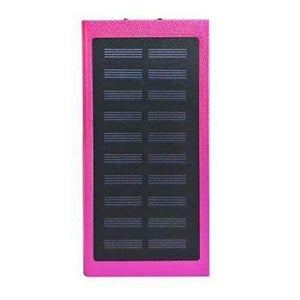 Planet Gates Red 20000mAh Solar Power Bank External Battery quick charge Dual USB Powerbank Portable Mobile phone Charger for iPhone 8 X Xiaomi