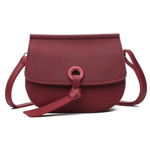 Shoulder Bag New High Quality Leather Fashion Small Scrub Flap Pocket Crossbody Coin Phone Bag