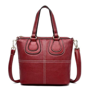 Embroidery Thread High Quality PU Leather Women Handbags Tote Bags Small Shoulder Bag Crossbody