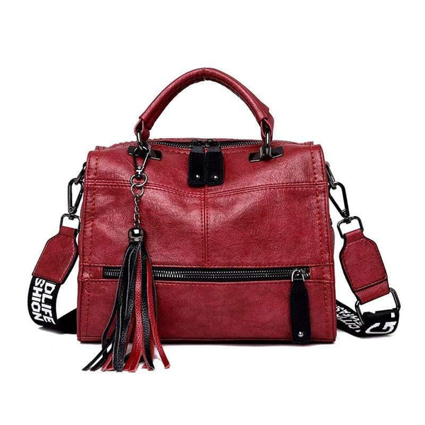 Quality Leather Tassel Luxury Brand Handbags Women Bags Designer Handbags Ladies Crossbody
