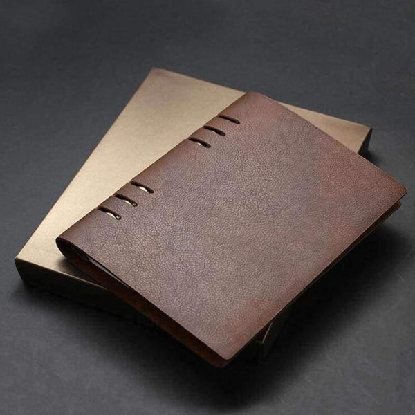 Planet Gates Red / 235X180 mm A5 Notebook Diary Loose leaf Writing Pads Business Office Spiral Binder 6 Rings Gift School Supplies Travelers Planner