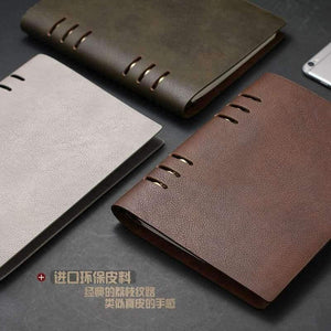 Planet Gates Red / 235X180 mm A5 Notebook Diary Loose leaf Writing Pads Business Office Spiral Binder 6 Rings Gift School Supplies Travelers Planner