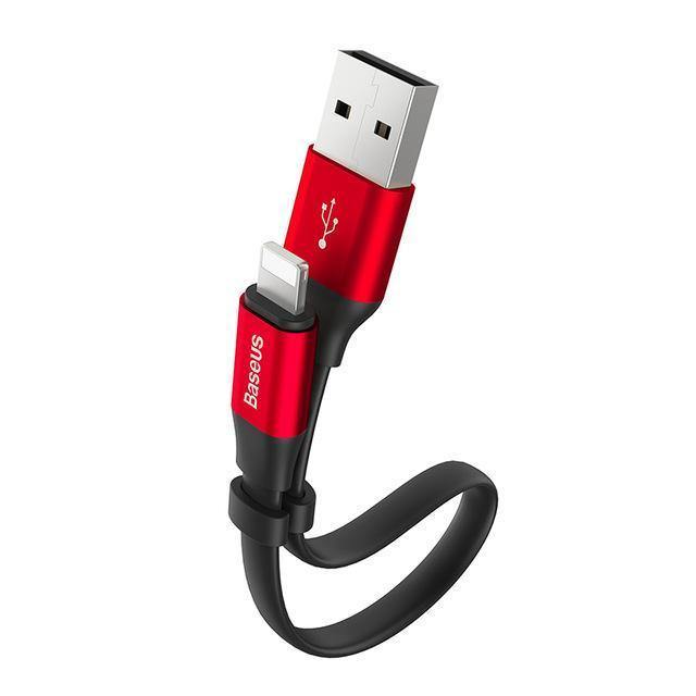 Planet Gates Black / 23cm Baseus Portable USB Cable For iPhone XS Max XR X 8 7 6 6s Plus 5 5s se Fast Data Charging Charger Wire Cord Mobile Phone Cable