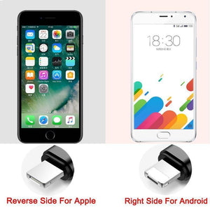 Planet Gates Red / 23cm Baseus Reversible Micro USB Cable For iPhone X 8 7 6 6s 5 s Android For Samsung HTC LG Fast Data Sync Charger Mobile Phone Cable