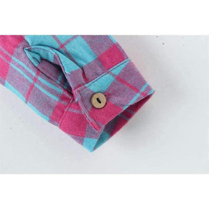 Planet Gates Red / 24M Girls Long Sleeve Plaid Dresses Children Cotton Dresses Toddler Clothing Baby Girl Clothing Kids Preppy Dresses Branca De Neve