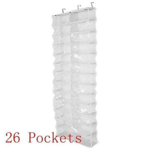 Planet Gates Red 26 Pockets Hanging Shoe Storage Organizer Shelf Shoes Holder Organizer Rack Space Saving Organizador De Zapatos