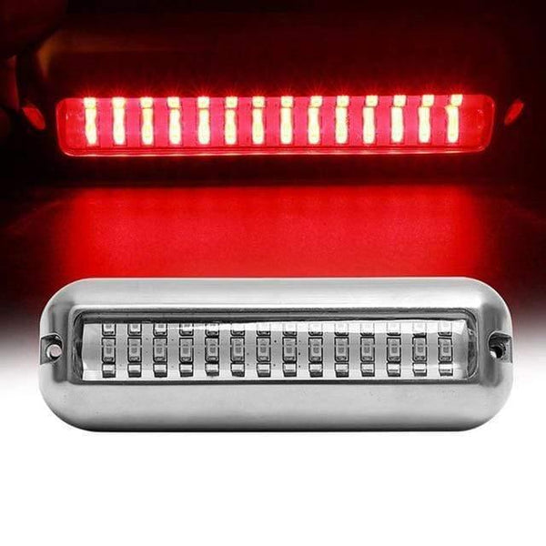 50W Stainless Steel Fishing Boat LED Underwater Pontoon Ocean Ship Beam Yacht Stern Fishing Flood Night Light Pool Accessories