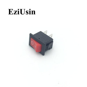 Planet Gates red 2p 1pcs On-Off KCD11 2Pin 2P Black Red Boat Car Rocker Switch 3A 250V 6A 125V AC Button KCD1-11 10*15 10x15 KCD117