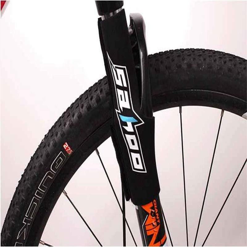 Planet Gates Red 2Pcs/Pair Bicycle Frame Chain Protector Cycling Mountain Bike Stay Front Fork Protection Guard Protective Pad Wrap Cover