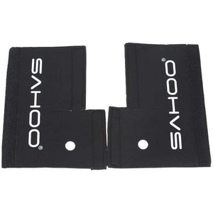 Planet Gates Red 2Pcs/Pair Bicycle Frame Chain Protector Cycling Mountain Bike Stay Front Fork Protection Guard Protective Pad Wrap Cover