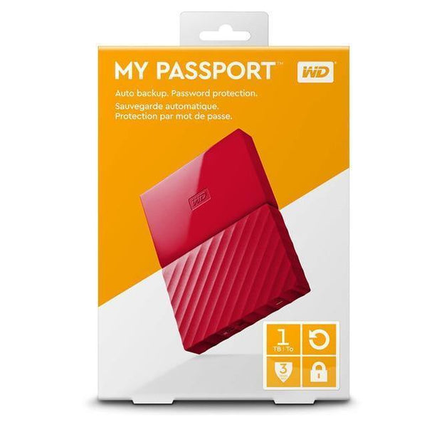 Digital My Passport HDD 1TB 2TB 4TB USB 3.0 Portable External Hard Drive Disk with HDD Cable Windows Mac