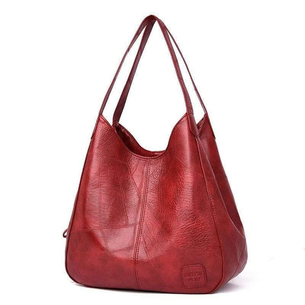 Leather Bags Women Bucket Bag Ladies Hand Bags Fashion Big Women Shoulder Bag Vintage