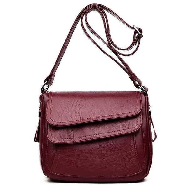 Leather Messenger Bags Sac A Main Crossbody Bags For Women Vintage Shoulder Bag