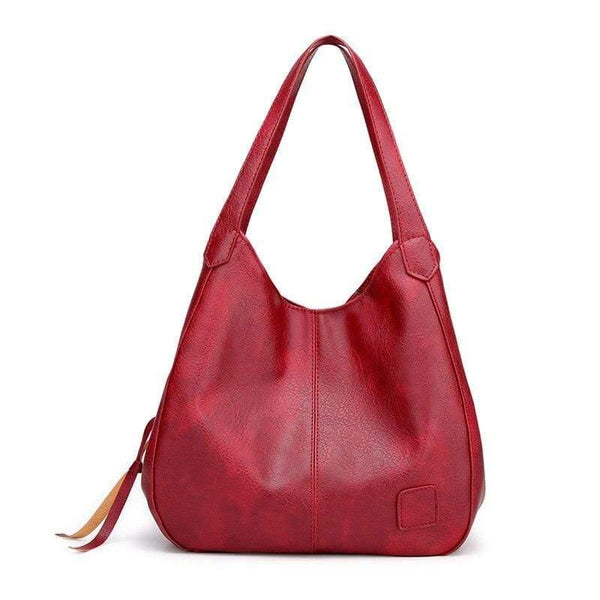 Vintage Handbags for Women PU Leather Shoulder Bag Female Crossbody Hobos Bag Ladies Tote