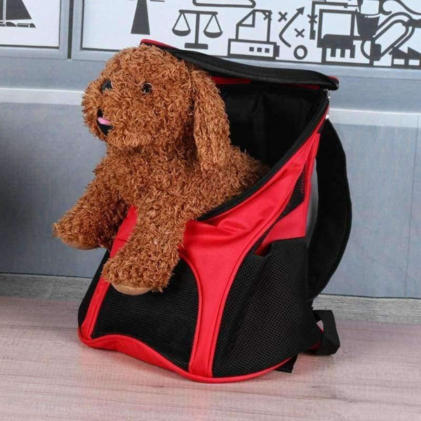 Planet Gates Red / 33 x 30 x 24 cm Pet Carrier Dog Carrier Pet Backpack Bag Portable Travel Bag Pet Dog Front Bag Head Out Mesh Backpack