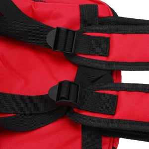 Planet Gates Red / 33 x 30 x 24 cm Pet Carrier Dog Carrier Pet Backpack Bag Portable Travel Bag Pet Dog Front Bag Head Out Mesh Backpack