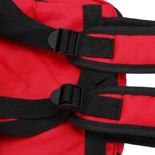 Planet Gates Red / 33 x 30 x 24 cm Pet Carrier Dog Carrier Pet Backpack Bag Portable Travel Bag Pet Dog Front Bag Head Out Mesh Backpack