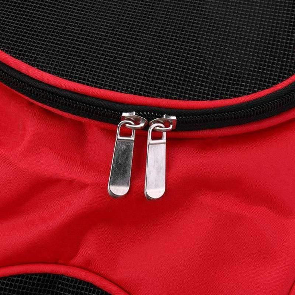 Planet Gates Red / 33 x 30 x 24 cm Pet Carrier Dog Carrier Pet Backpack Bag Portable Travel Bag Pet Dog Front Bag Head Out Mesh Backpack