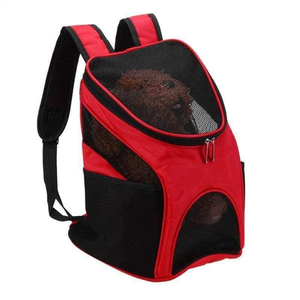 Planet Gates Red / 33 x 30 x 24 cm Pet Carrier Dog Carrier Pet Backpack Bag Portable Travel Bag Pet Dog Front Bag Head Out Mesh Backpack