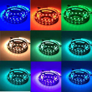 Planet Gates Red / 3528 60LED / Není vodotěsné SMD5050 5m 10m 15m 20m 30/60LED/m LED páska Voděodolná diodová stuha 24k Wifi ovladač DC 12V adaptér sada RGB LED páska