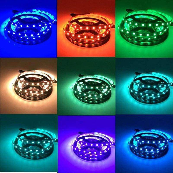 Planet Gates Red / 3528 60LED / Není vodotěsné SMD5050 5m 10m 15m 20m 30/60LED/m LED páska Voděodolná diodová stuha 24k Wifi ovladač DC 12V adaptér sada RGB LED páska