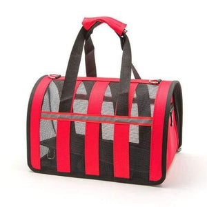 Planet Gates Red / 36x23x22cm Small Dog Travel Bag Pet Carrier Portable Pet Carrier Purse Breathable Puppy Dog Handbag S-L