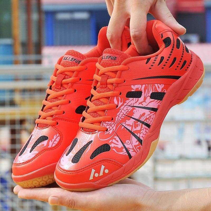 Planet Gates red / 38 New Light Breathable Badminton Shoes for Men Lace-up Sport Shoes Men's Training Athletic Shoe Anti-Slippery Tennis Sneakers